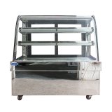 Stainless Steel Cake Refrigerator showcase Fridge Cake Bakery Display case