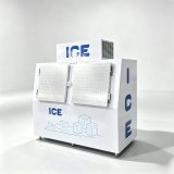 C-Fast Cooling Double Swing Door Ice Storage Freezer 100mm Thick PU Insulation Commercial Ice Cabinet