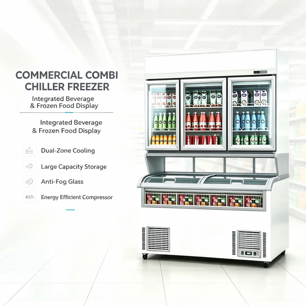 Dual-Section Combi Beverage Chiller