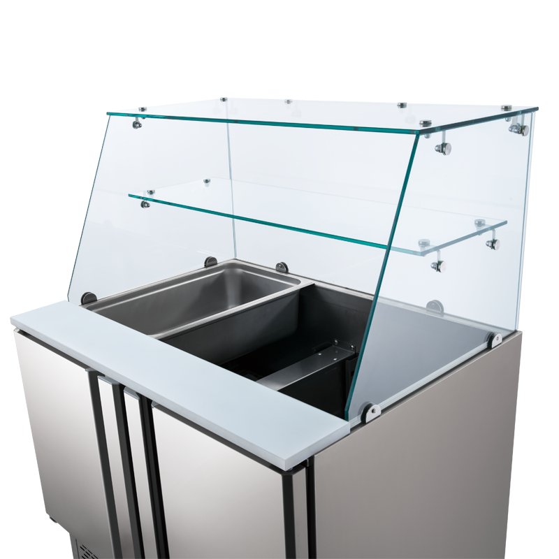 High Quality Sustainable Use Restaurant Equipment Topping Piza Salad bar Display Counter Commercial Undercounter Refrigerator