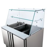 High Quality Sustainable Use Restaurant Equipment Topping Piza Salad bar Display Counter Commercial Undercounter Refrigerator