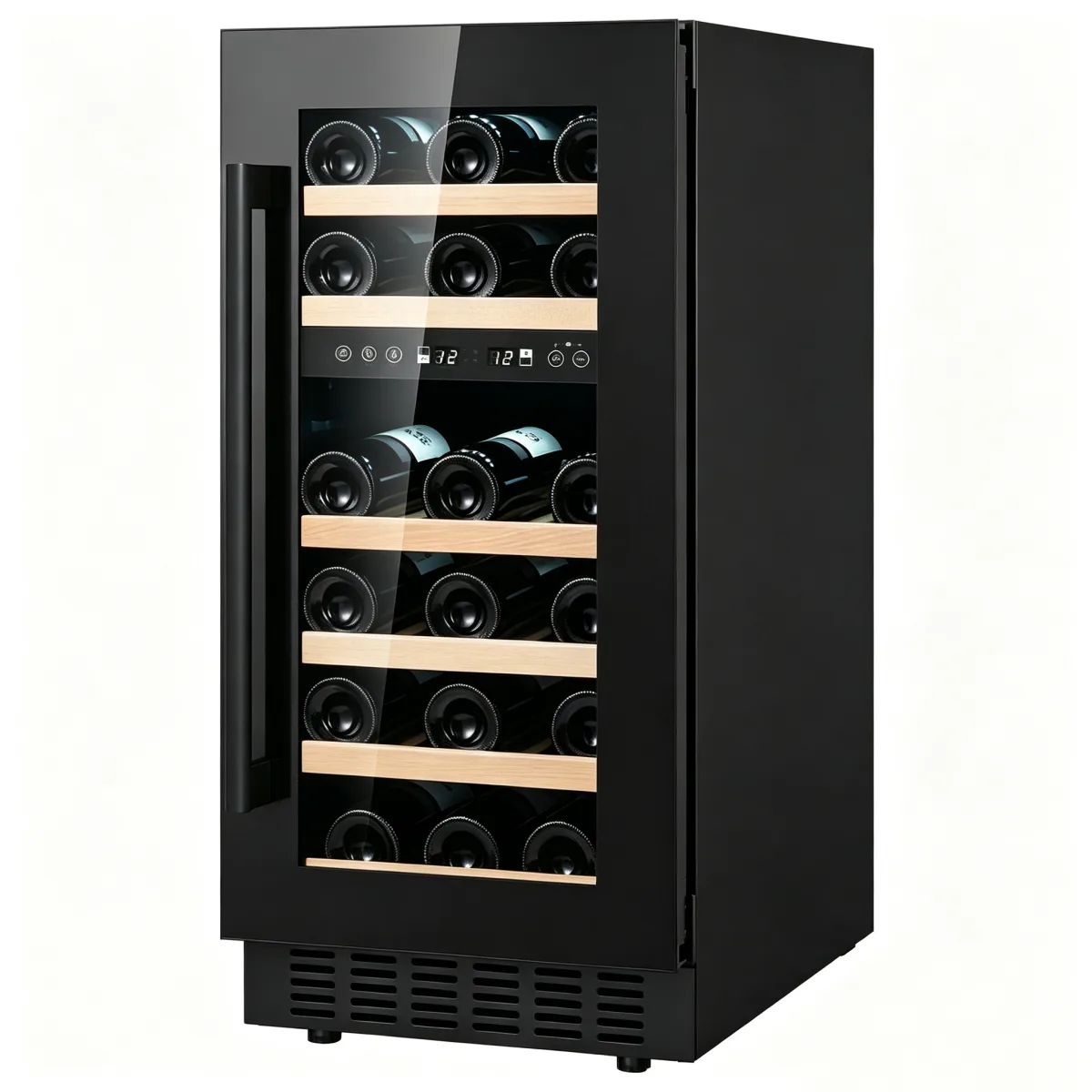 G-Built-in Freestanding Temp Wine Fridge With Pull Out Racks