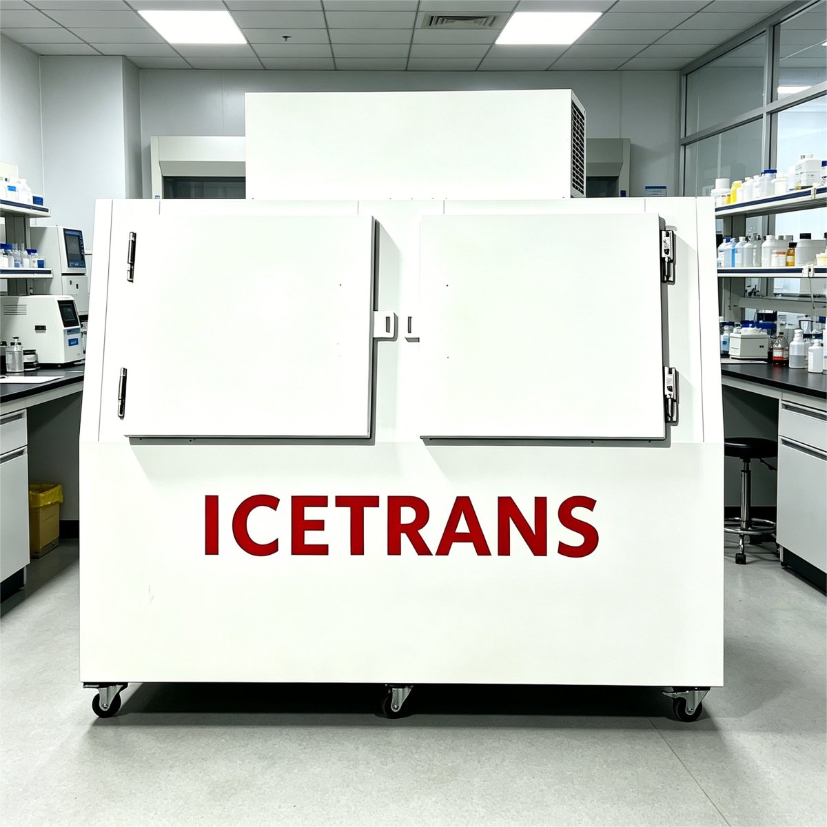G-Heavy Duty Double Door Ice Storage Freezer for Ice Cube Wholesale Plant