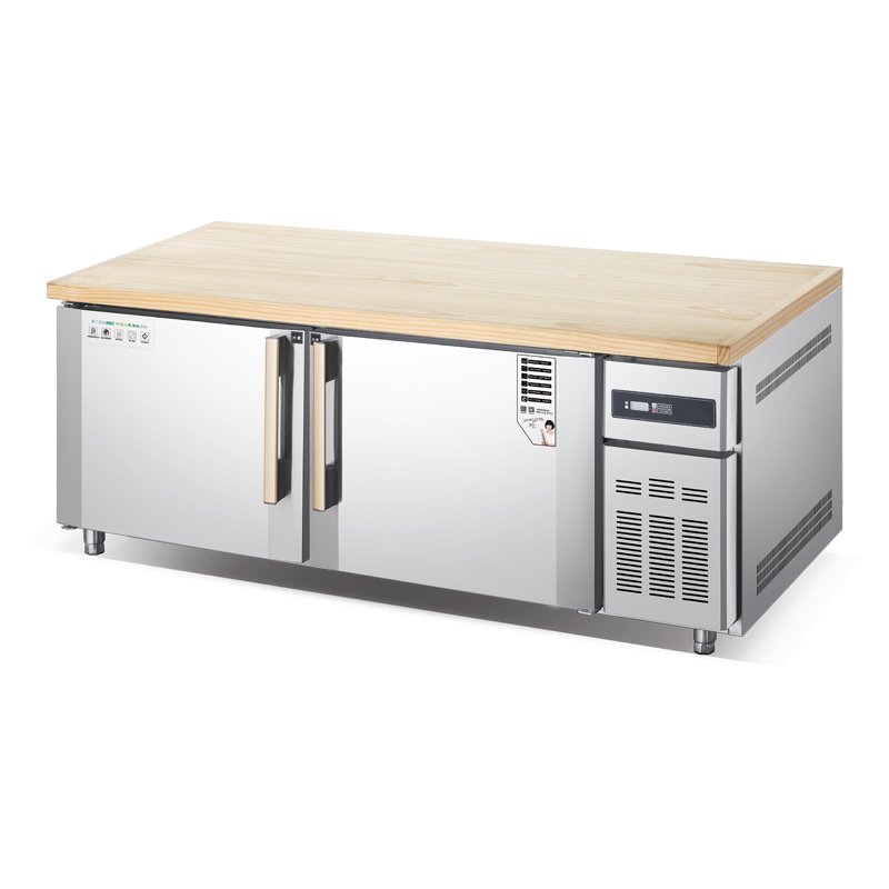 Commercial Hotel Restaurant Kitchen Cooling Undercounter Refrigerator Freezer Fridge Workbench Refrigerator