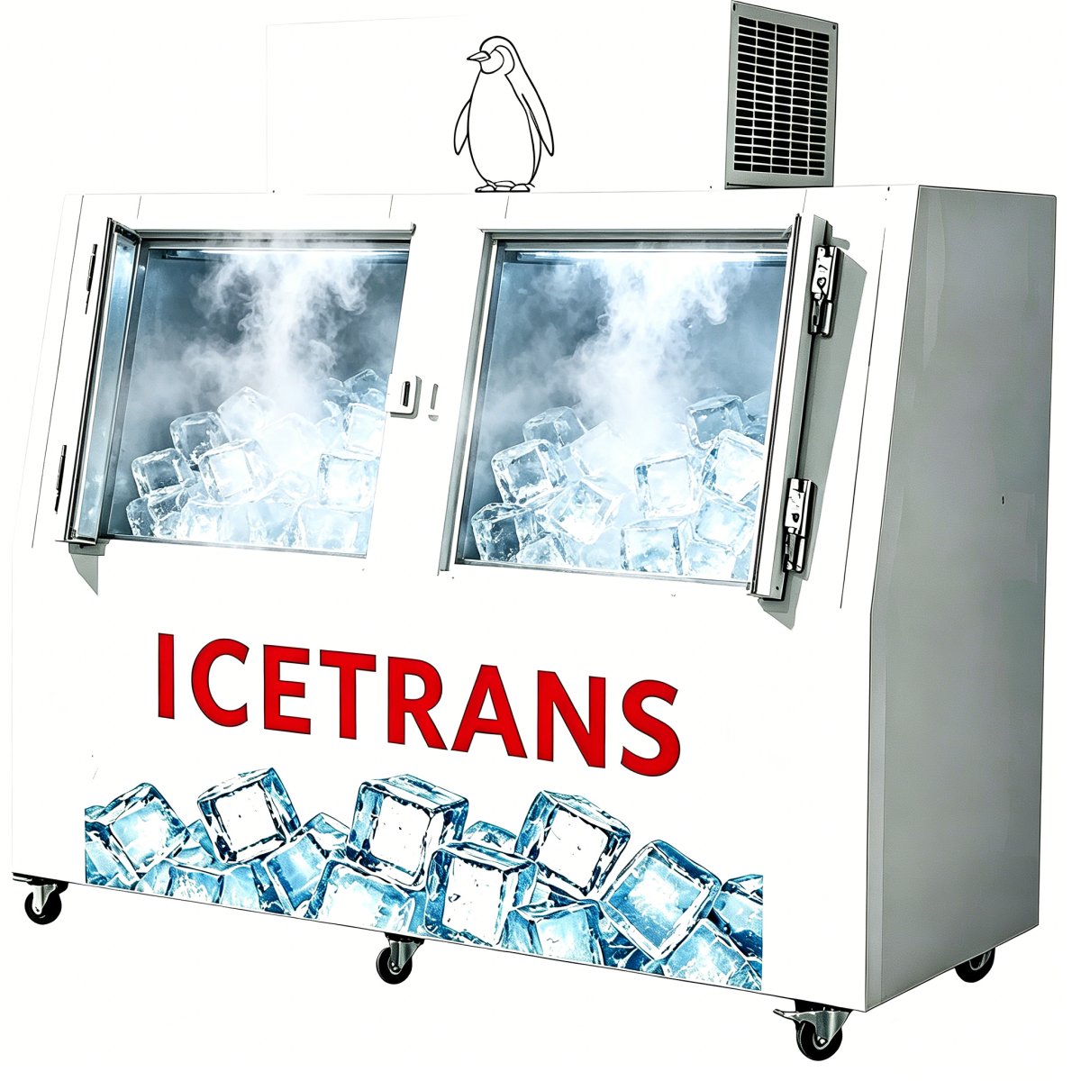 G-Mobile Large Capacity Ice Storage Cabinet for Ice Factory