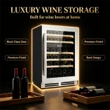 C-Medium Capacity Single Zone Wine Storage Refrigerator 165L 5℃ To 12℃