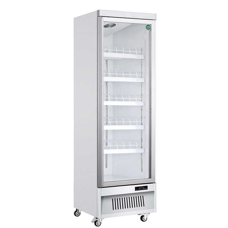 Upright Wine Beverage Coolers Glass Door Beverage Display showcase Commercial Refrigerator Vertical Freezer with Glass Door
