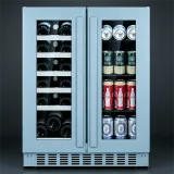 G-JC-115DR 115L Built-in Freestanding Dual Zone Wine & Beverage Cooler