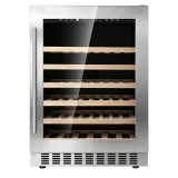 G-Fan Cooling Touch Control Wine Cabinet With Roll Out Beech Racks