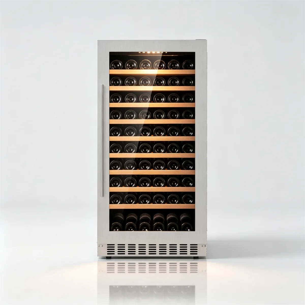C-Single Zone Adjustable Temp Vertical Wine Storage Fridge 265L
