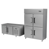 Commercial Kitchen Equipment Cabinet Vertical Deep Freezer Refrigerator