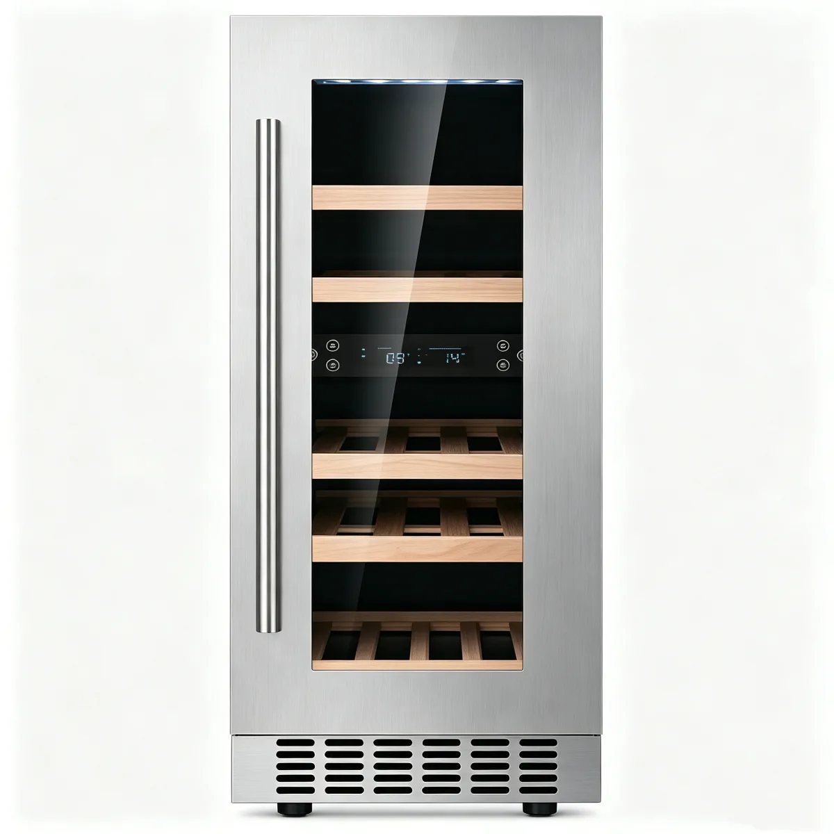 G-Dual Zone Built in Wine Cooler Holds 16 Standard Bottles