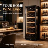 C-455L Direct Cooling Large Capacity Wine Refrigerator Adjustable Temp 5-20℃ Storage