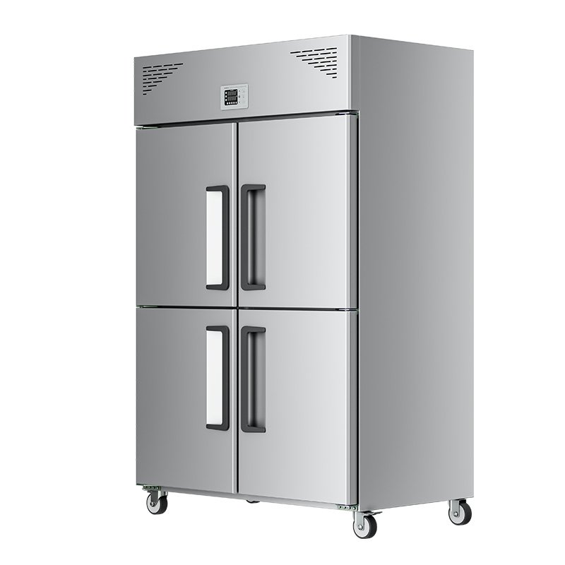 Outdoor Commercial Kitchen 1000l Deep Chest 4 Doors Refrigerator Freezer