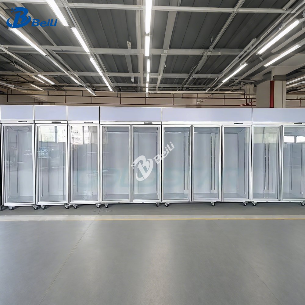 Single Glass Door Fridge Commercial Beverage Refrigerator Soft Beer Cooler