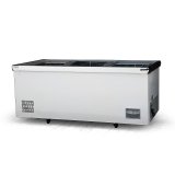 Top Open Lid Chest Freezer Supermarket Frozen Food Meat Island Refrigerator Glass Door Freezer Deep Fridge Freezer