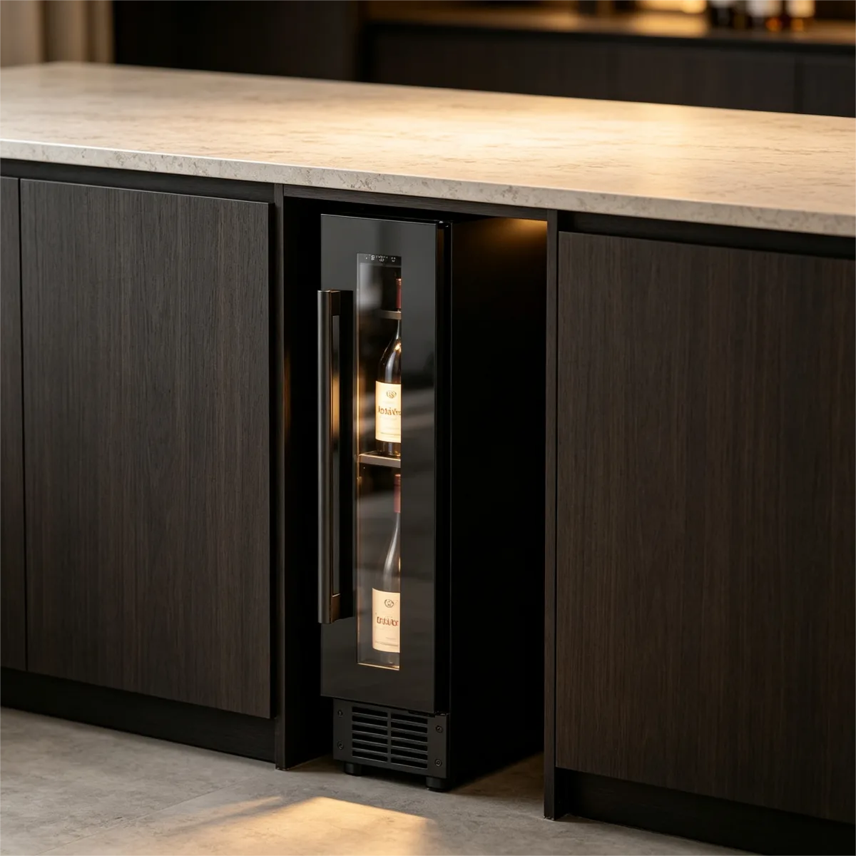 C-Slim Narrow Embedded Vertical Wine Cooler 22L