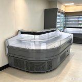 L-Shaped Corner Meat Display Case Modular Combined Refrigerated Counter for Supermarket Corner Layout