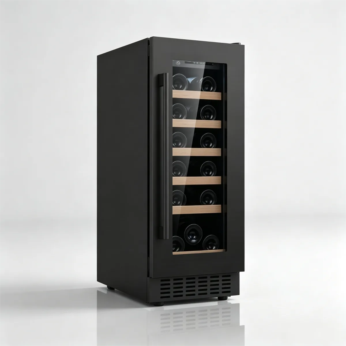 C-Large Capacity 58L Built-in Wine Refrigerator Digital Touch Control Wine Preservation Fridge