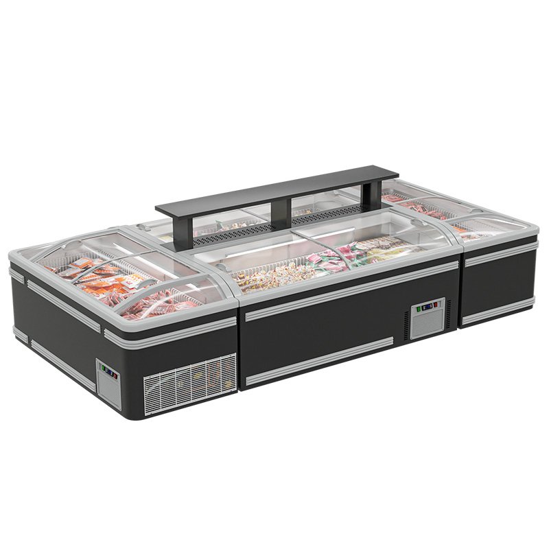 Freezing Equipment Top Sliding Glass Doors Freezer Chest Ice Cream Display for Sale