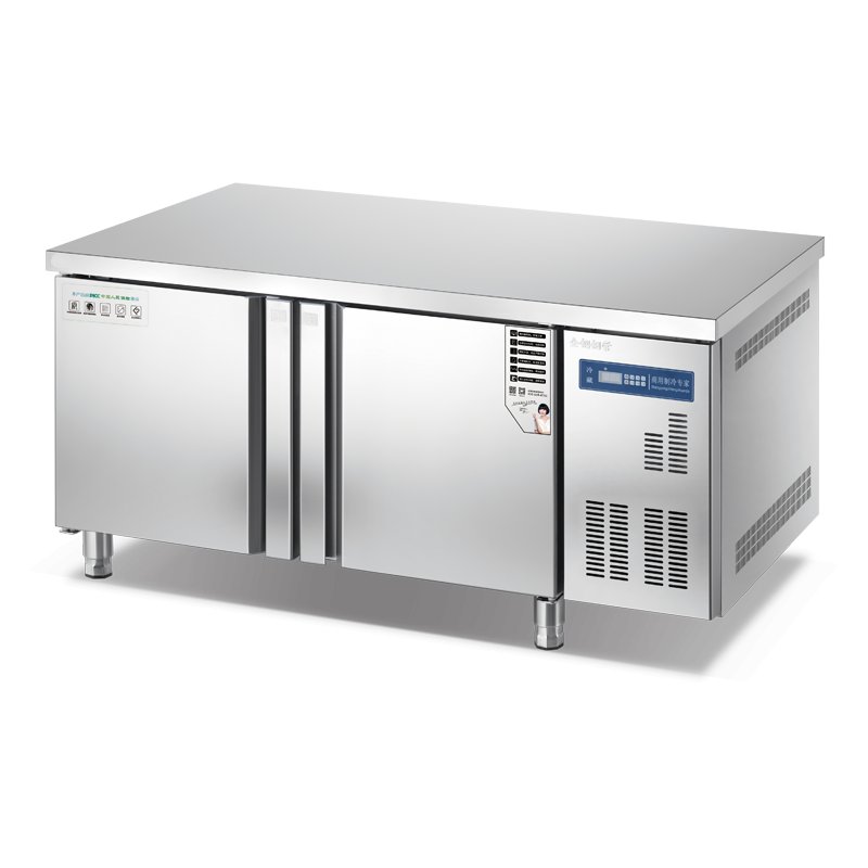 Commercial Under Refrigerated Work Workbench Refrigerator Equipment Work Table With Under Counter Refrigerator