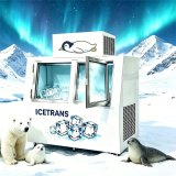 G-ICETRANS Double Glass Door Commercial Ice Storage Freezer