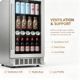 C-Small Capacity 85L Beer Refrigerator Glass Door Drinks Display Cabinet