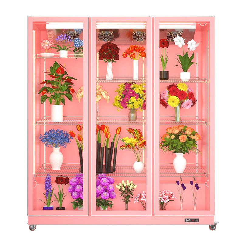 Flower Cooler Refrigerator Display Cabinet for Flower Shop