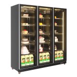 Cold Beverage Display Chiller Mini Beer 2 Door Display Fridge