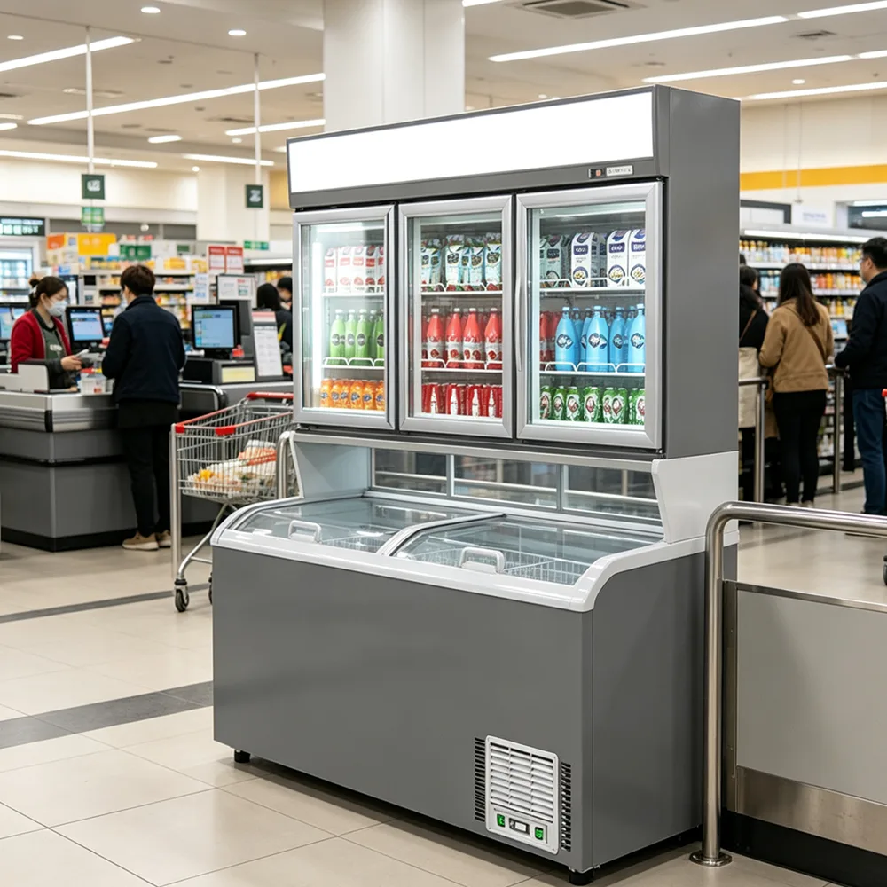 Dual-Section Combi Beverage Chiller