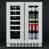 G-Dual Temp Fan Cooling Wine Drink Combo Fridge JC-115DR