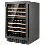G-Touch Control  Zone Wine Cabinet With Pull Out Beech Wood Shelves