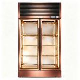 G-Double Glass Door Top Mount Meat Aging Cabinet