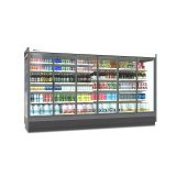 Combined Multi Glass Door Beverage Display Chiller Commercial Vertical Refrigerator for Supermarket Drink Milk Storage