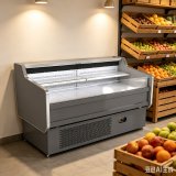 CE Certified Meat Display Case Low Noise Operation Refrigerated Counter for Deli Meat Retail Shop