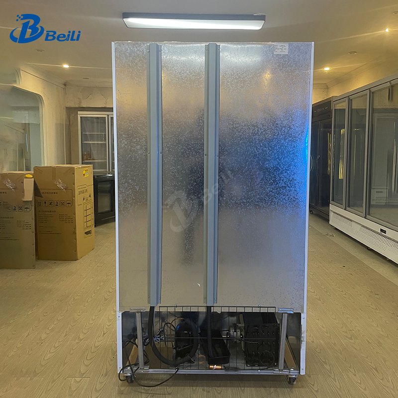 Supermarket Beverage Chiller showcase Upright Beverage Display Chiller