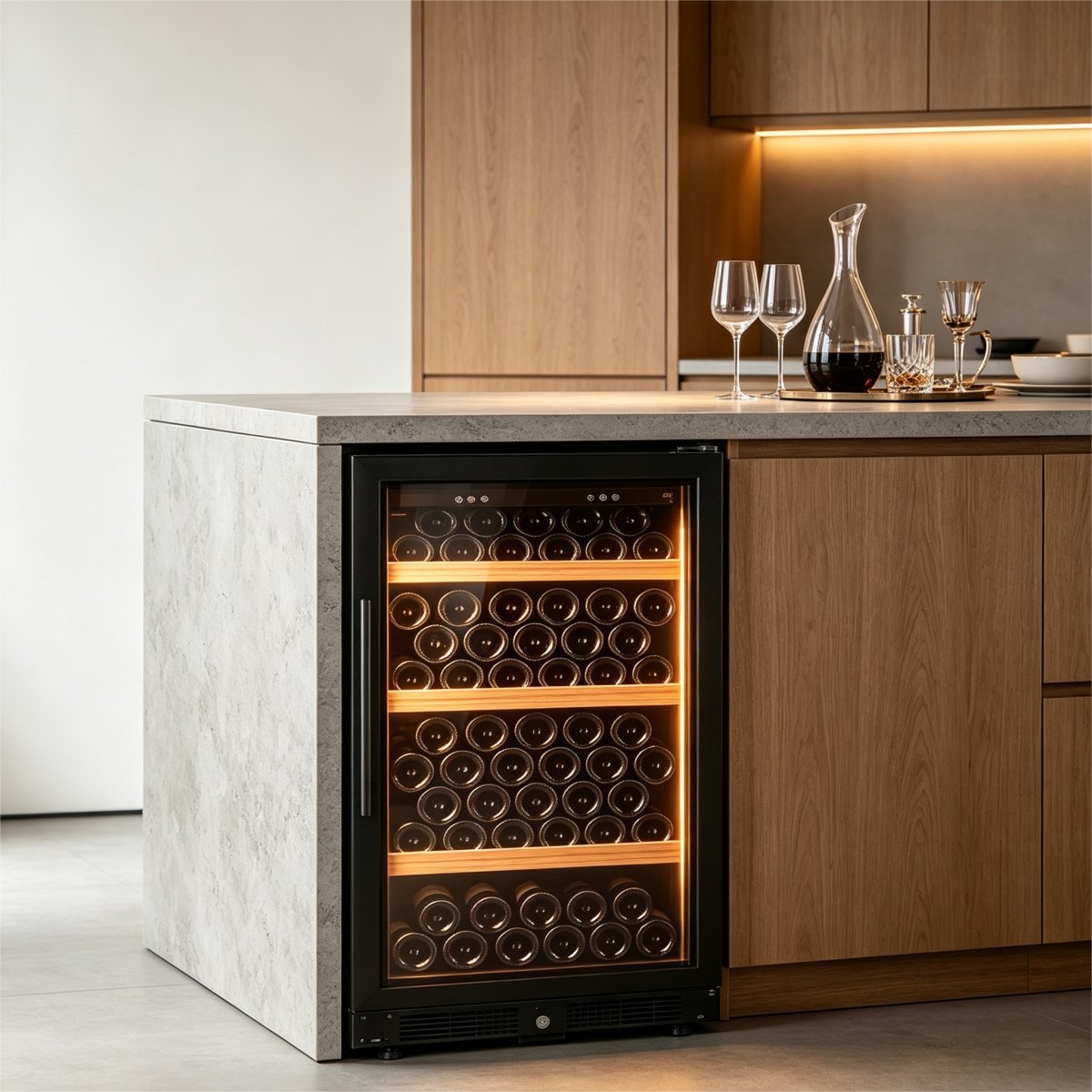 G-JC-455A 455L Built-in & Freestanding Single Zone Wine Cooler
