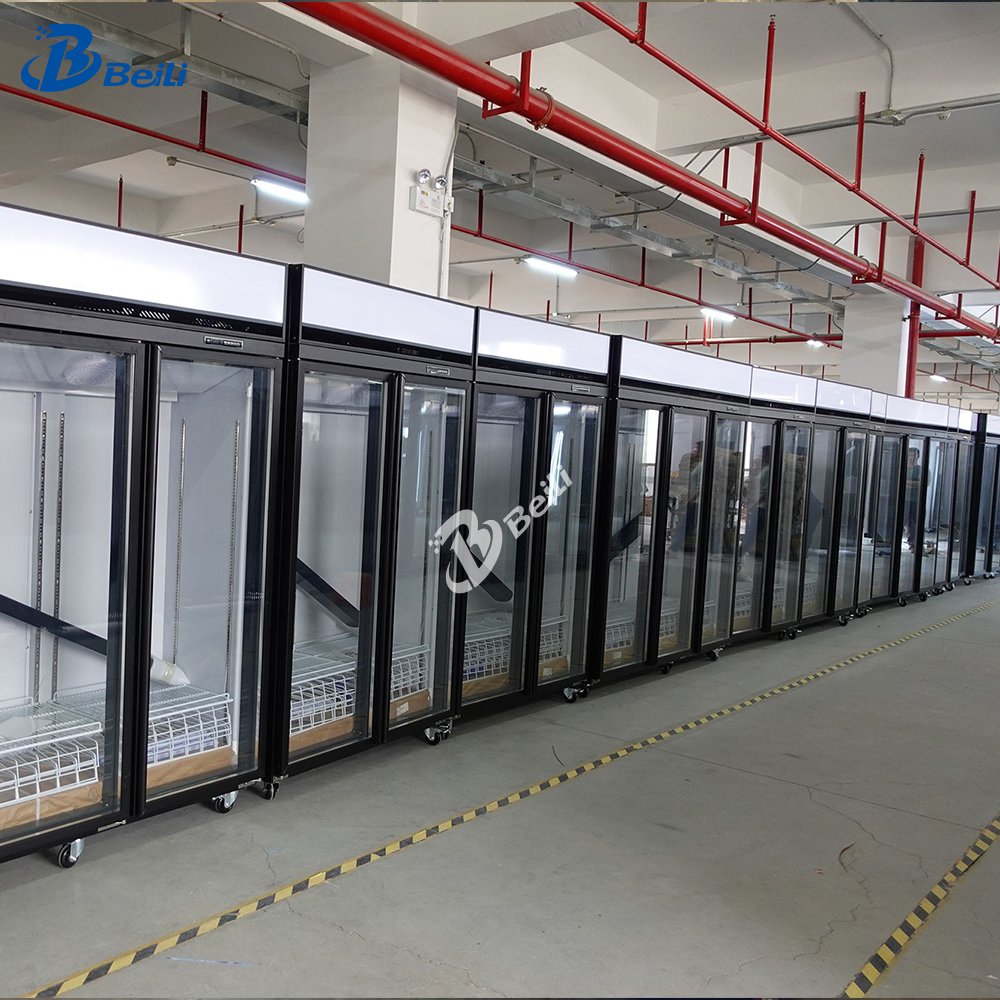 Commercial Drink Cooler for Drinks Glass Door Chiller