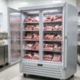 Double Door Stainless Steel Commercial Upright Refrigerator for Restaurant Hotel