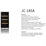 L-Factory OEM Slim Single Door Wine Cooler Custom Color Stainless Steel Wine Fridge Wholesale