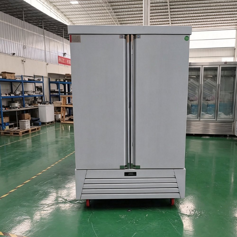 Triple Door Stainless Steel Commercial Upright Refrigerator for Large Catering