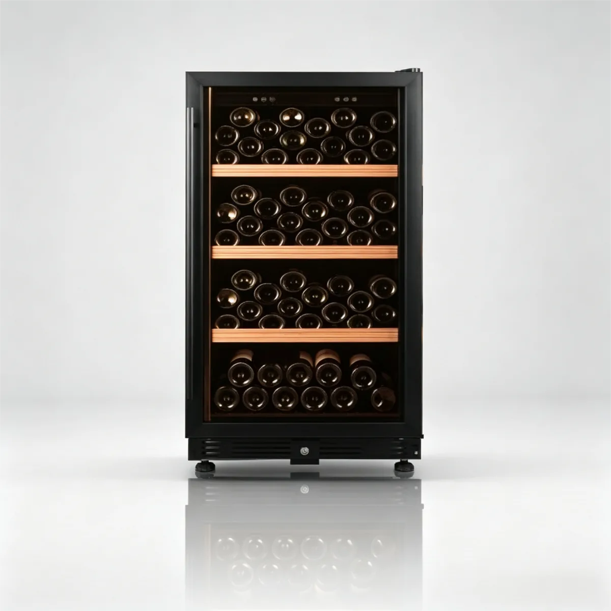 C-185L Direct Cooling Vertical Wine Refrigerator Adjustable Temp 5-20℃ Storage