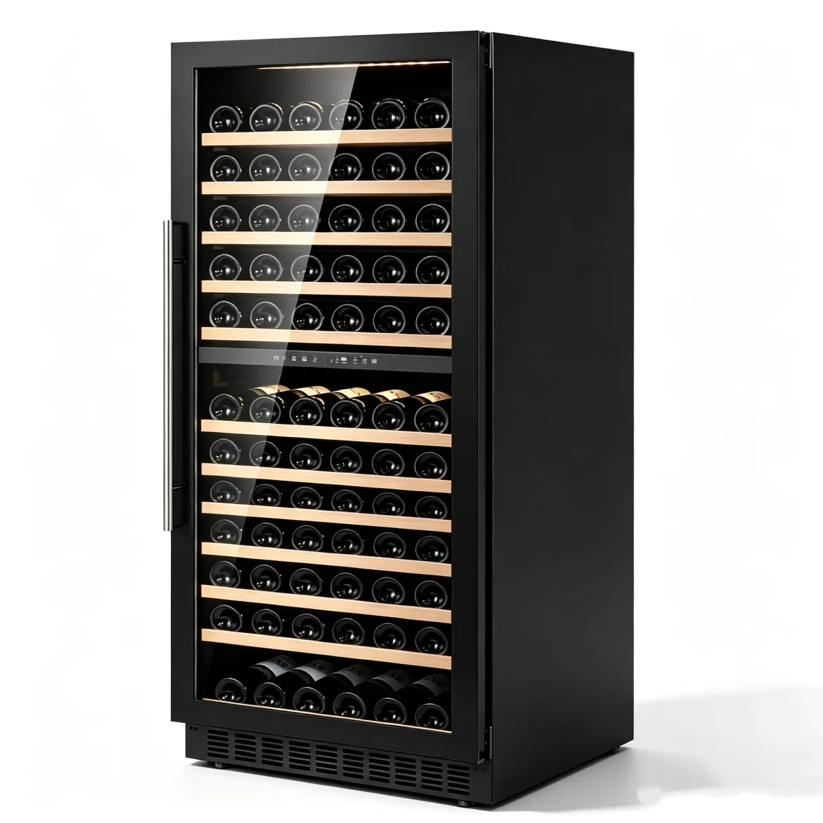 G-Independent Dual Temperature Wine Cooler Store Red & White Wine Separately