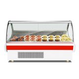 Kitchen Ware Deli Cooler Display Swing up Glass Door Glass Cover Fridge With Popular Appearance for Supermarket Restaurant