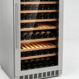 C-318L Vertical Built-in Wine Refrigerator 5-12℃ Solid Wood Racks