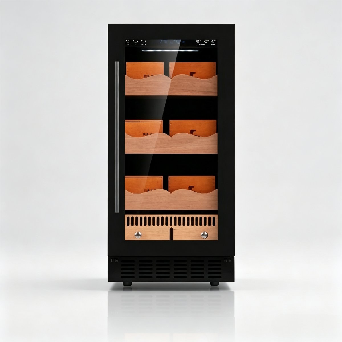 C-Medium Capacity Compressor Cigar Cooler 85L Precise Temp Humidity Control