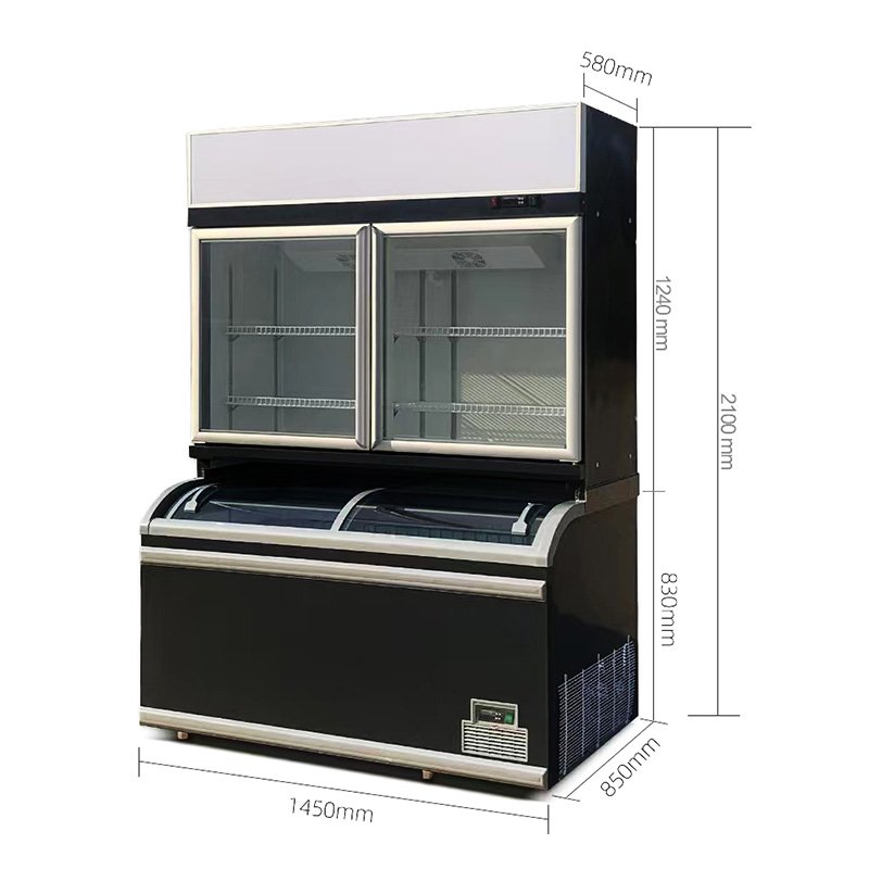 BEILI Supermarket Freezer Chiller Small Capacity for Meat and Bun