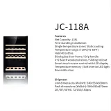 L-Factory OEM Slim Single Door Wine Cooler Custom Color Stainless Steel Wine Fridge Wholesale
