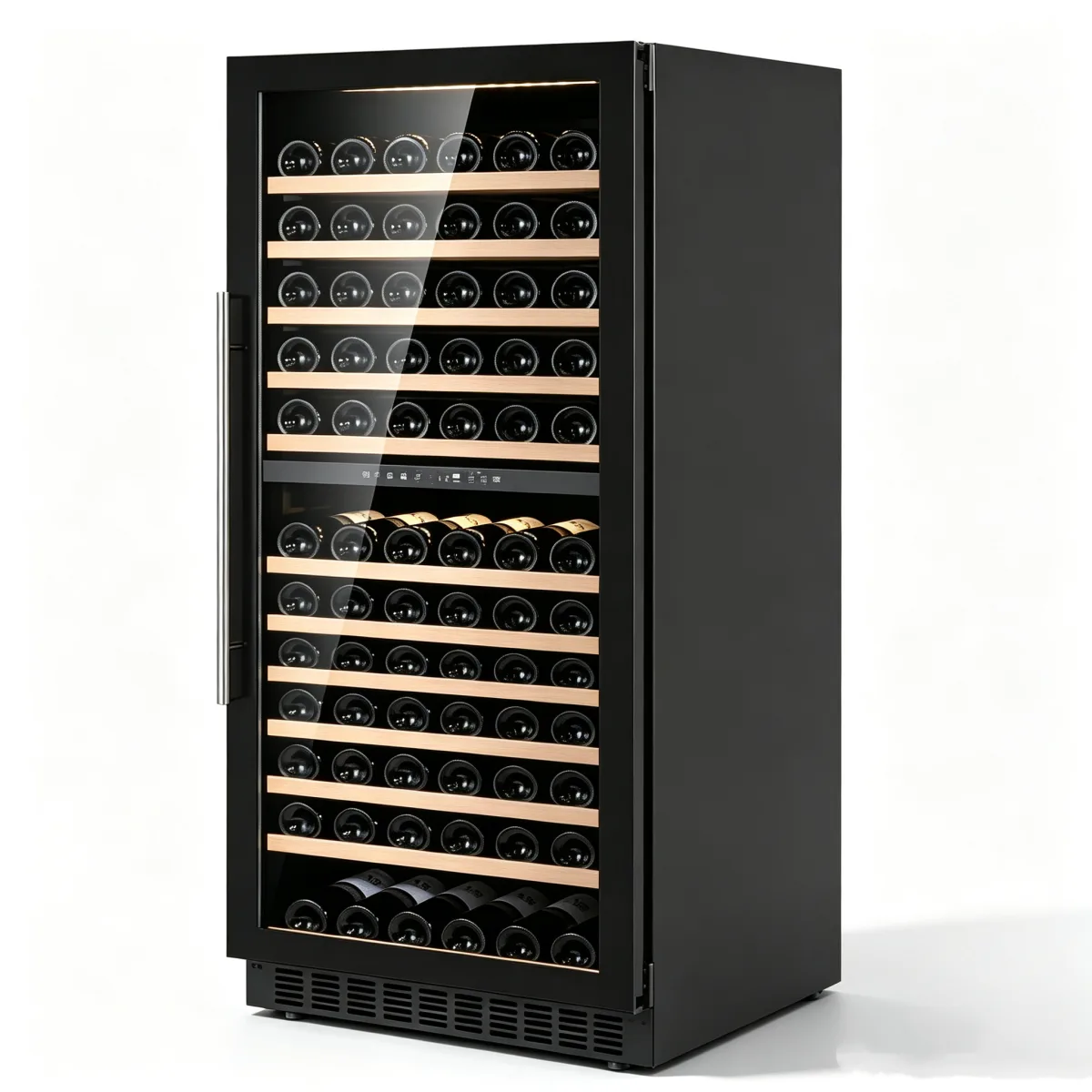 G-Independent Dual Temperature Wine Cooler Store Red & White Wine Separately