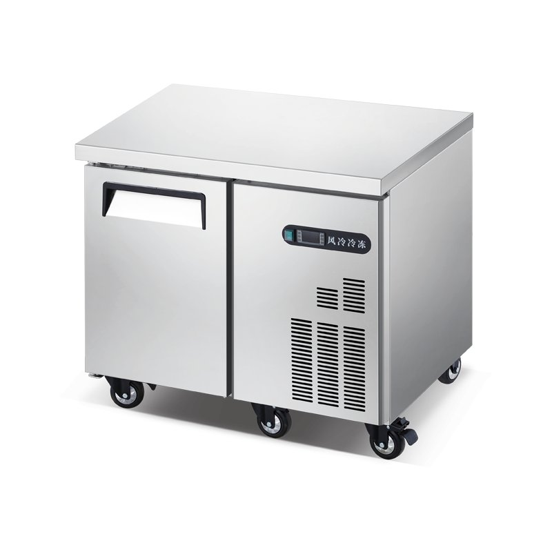 Horizontal Stainless Steel Table Top Kitchen Freezer Workbench Freezers Work Table